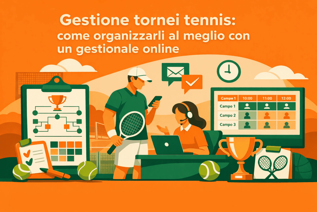 Gestione tornei tennis con gestionale online per centri sportivi